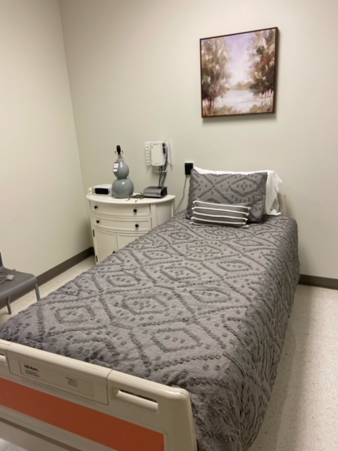 Room where sleep test is performed