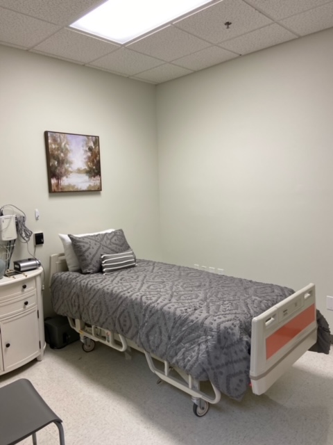 Wilmington Health sleep exam room