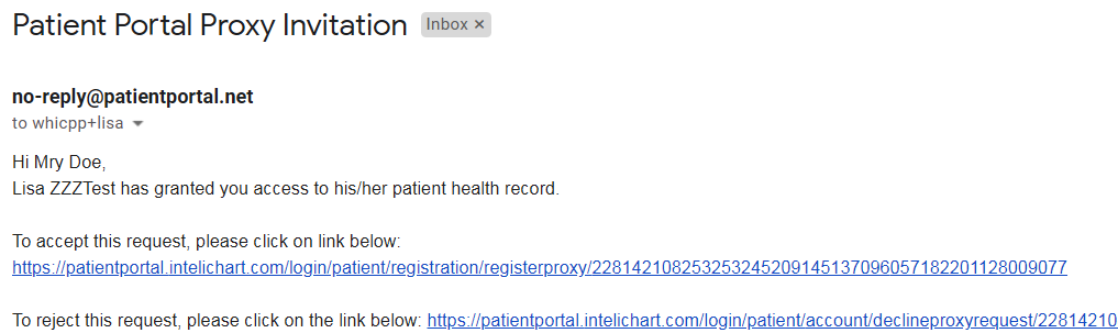 WH Patient Portal 