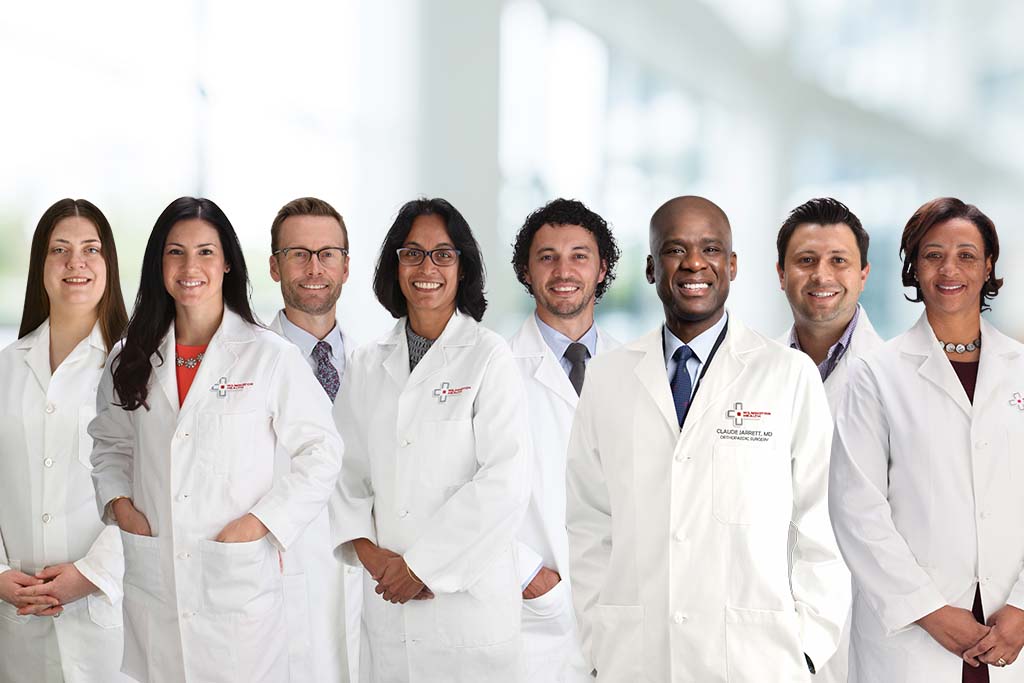 Group of diverse medical professionals