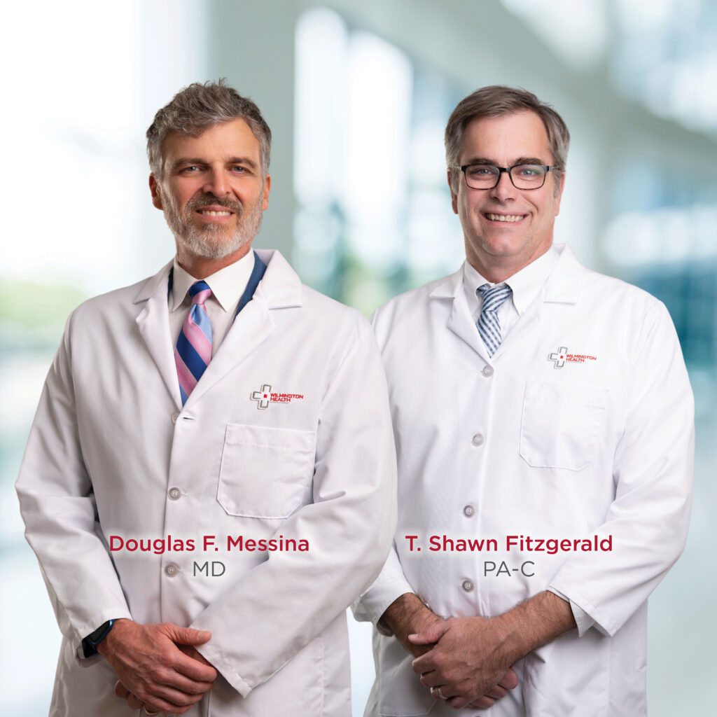 Dr Messina and PA Shawn Fitzgerald