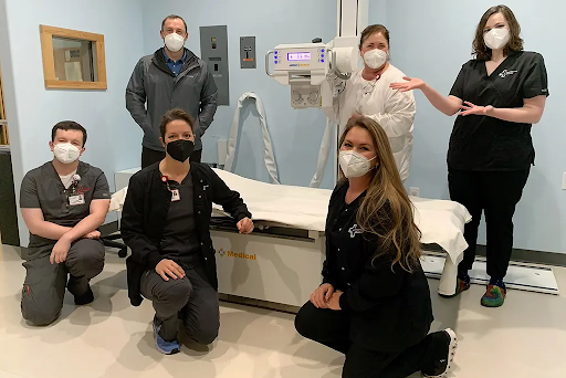 X-Ray team at Wilmington Health